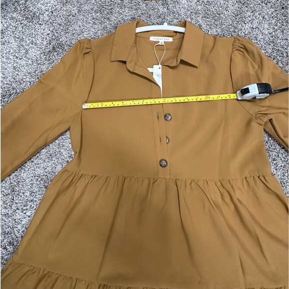 💛💛COPPER KEY MUSTARD COLOR A LINE DRESS SZ Small 💛💛NWT - Picture 9 of 16
